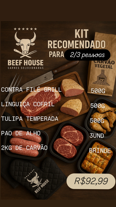 Kit Churrasco 2 - 3 pessoas