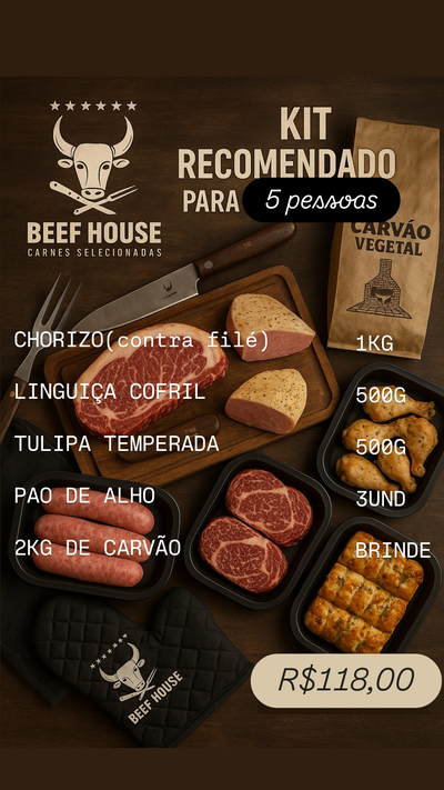 Kit Churrasco 5 Pessoas