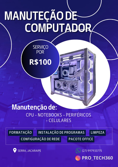 MANUTENÇÃO DE COMPUTADOR